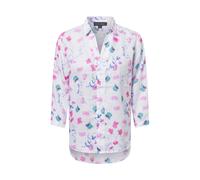 Marie Lund Chemisier bleu / turquoise / rose / blanc, Taille XXXL