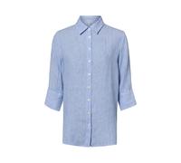Marie Lund Chemisier 'Rihab' bleu / blanc, Taille S-M