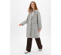 Marie Lund Manteau mi-saison 'Hella' écru / anthracite, Taille XS