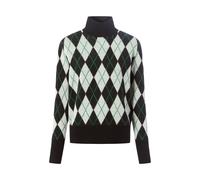 Marie Lund Pull-over vert / noir / blanc, Taille XS-S