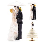 Marié Mariée Décoration Gâteau Mariage PLNVNVP Figurine de Mariée et Marié Figurine de Mariée pour Gâteau Couple de Mariés Figure de Mariage
