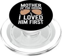Marié Mère du marié I Loved Him First PopSockets PopGrip pour MagSafe