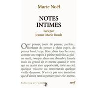 Marie Noël - Notes Intimes