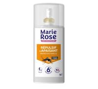 MARIE ROSE - Spray Répulsif et Apaisant Anti-Moustiques - Protection 6H contre les Moustiques Communs et les Moustiques Tigres - Dès 3 Ans - Fabriqué en France