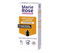 MARIE ROSE - Shampoing Anti-Poux & Lentes Efficace et Doux, Flacon 125mL - Lot De 3