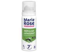 MARIE ROSE - Spray Anti-moustiques Répulsif et Apaisant - 100mL - Huiles Essentielles - Contribue à Repousser les Moustiques pendant 7 heures - A Partir de 3 ans