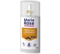 MARIE ROSE - Spray Répulsif et Apaisant Anti-Moustiques - Protection 6H contre les Moustiques Communs et les Moustiques Tigres - Dès 3 Ans - Fabriqué en France