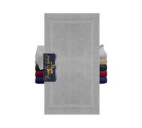 Marie´s Home 1612.2351 Tapis de bain de luxe XL pour grandes salles de bains ou couloirs Argenté 60 x 110 cm