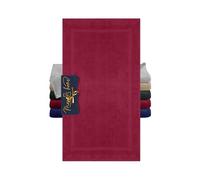Marie´s Home 1612.2351 Tapis de bain de luxe XL pour grandes salles de bains ou couloirs Bordeaux 60 x 110 cm
