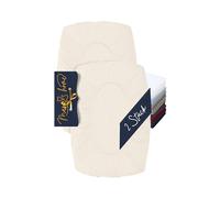 Marie´s Home 1627.2372 Lot de 2 housses de coussin pour coussin de nuque, en soie, blanc cassé, taille S