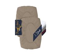 Marie´s Home 1627.2372 Lot de 2 taies d'oreiller, en soie, pour coussin de nuque, taille M, sable