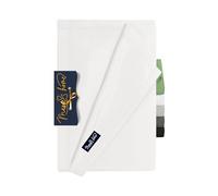 Marie´s Home Drap - Drap Plat - Couverture - Linge de Maison Velvety Soft 1614.2354, 240 x 275 cm, Blanc