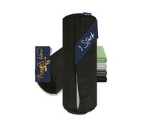 Marie´s Home Lot de 2 housses de coussin Velvety Soft pour traversin, environ 40 x 15 cm, noires