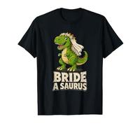 Mariée à Un Saurus drôle Dinosaure Mariée Célébration de Mariage Mignon T-Shirt Graphique avec Valeur