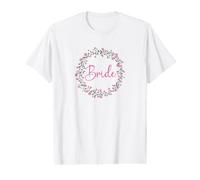 Mariée dans Une Couronne Florale T-Shirt Graphique avec Valeur