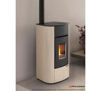Mariella Plus 7kW Poêle à granulés canalisable ivoire
