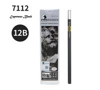 Maries-Crayon À Dessin Professionnel,Hb,2h,B,2b,3b,4b,5b,6b,8b,10b,12b,14b,Doux,Moyen,Dur,Charbon De Bois,Croquis,Fournitures D'art,12 Pièces - Type 12pcs 12b