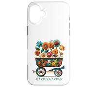 Marie's Garden Plantes de Jardinage Fleurs Marie Coque pour iPhone 16 Plus