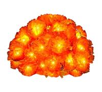 Marigold Flower Garland, Battery String Lights, Decorative Floral Vine
