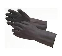 Marigold Industrial G17K Heavy Duty Strong Black Heavyweight Chemical Protection Gloves Pair (6.5 S) by Marigold
