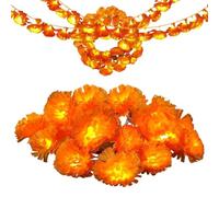 Marigold Lights String 20ft 40 - - LEDs Day of The Dead Decoration Marigold
