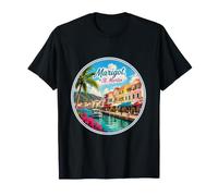 Marigot St Maarten Martin, Maisons colorées T-Shirt