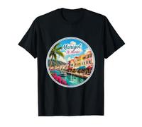 Marigot St Maarten Martin, Maisons colorées T-Shirt Graphique avec Valeur