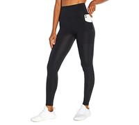 Marika Legging Talia Taille Haute avec Poche Gainante pour Femme, Noir, Taille L
