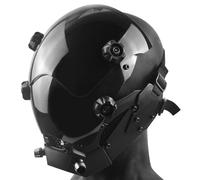 Marikito Masque Punk pour Hommes, casque futuriste, design fantôme à quatre piliers, masques de cosplay Halloween, parfait pour le carnaval, les fêtes et les festivals