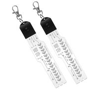 Marikito Pendentif Cyberpunk, accessoire LED rechargeable par USB avec 7 options de couleur, parfait pour les masques de cyber, les costumes et les sacs à dos (C)