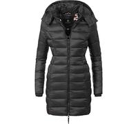 Marikoo Abendsternchen, veste matelassée pour dame mi-saison Noir 6XL