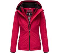 MARIKOO B659 Veste mi-saison légère doublée à capuche pour femme, fuchsia, S