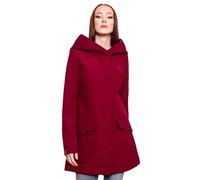 Marikoo B856 Veste softshell d'hiver imperméable pour femme - Rouge - XS