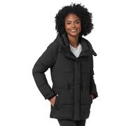 MARIKOO B947 Veste d'hiver matelassée chaude pour femme, Noir , XS