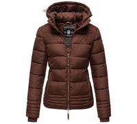 Marikoo Damen Steppjacke Courte Hiver Mi-Saison Chaleur Sole à Capuche