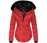 Marikoo Femme D'Hiver Doudoune Courte Parka Manteau Rembourré Avec Capuche Lotus