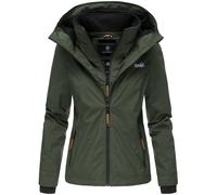 Marikoo Femmes de Transition Automne Extérieur Veste Pluie Erdbeere