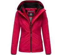 Marikoo Femmes de Transition Automne Extérieur Veste Pluie Erdbeere