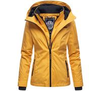 Marikoo Femmes de Transition Automne Extérieur Veste Pluie Erdbeere