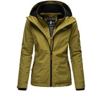 Marikoo Femmes de Transition Automne Extérieur Veste Pluie Erdbeere