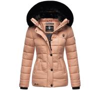 Marikoo Femmes Hiver Matelassé Veste Parka Capuche Avec Fausse Fourrure Qesraa