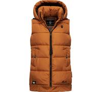 MARIKOO Gilet 'Zarinaa' marron / noir, Taille XL