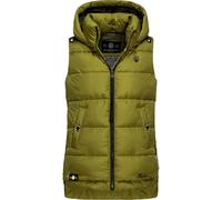 MARIKOO Gilet 'Zarinaa' olive / noir / blanc, Taille S