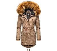 Marikoo La Viva Prc Veste d'hiver Parka de Coton pour Dame Gris Taupe M