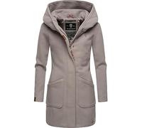 Marikoo Maikoo manteau d'hiver parka pour femme Gris Zinc L