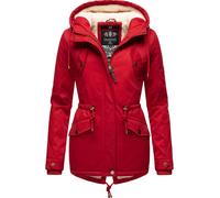 Marikoo Manolya Femmes Hiver Veste Parka Manteau Chaud Doublé Teddyfell Doux