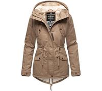 Marikoo Manolya Veste en Coton d'hiver pour Dame Taupe 3XL