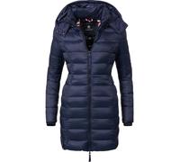 MARIKOO Manteau d’hiver 'Abendsternchen' bleu nuit, Taille 5XL