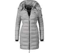 MARIKOO Manteau d’hiver 'Abendsternchen' gris, Taille XL