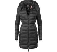 MARIKOO Manteau d’hiver 'Abendsternchen' noir, Taille 6XL